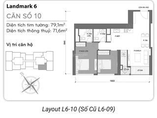 Bán gấp 2pn tòa l6 | sở hữu lâu dài 0902 626 ***