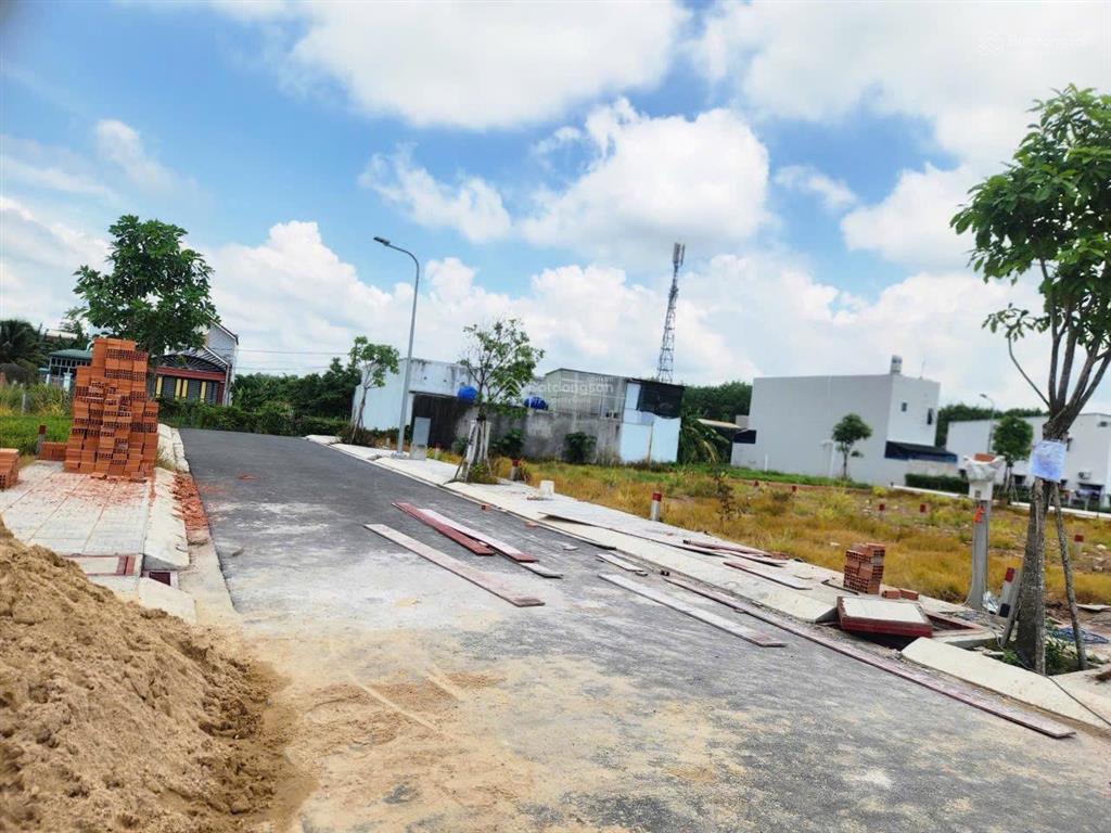 Bán lô đất 2 mặt tiền trước sau 87,3m2 full thổ cư qh hiện hữu tân phú trung củ chi