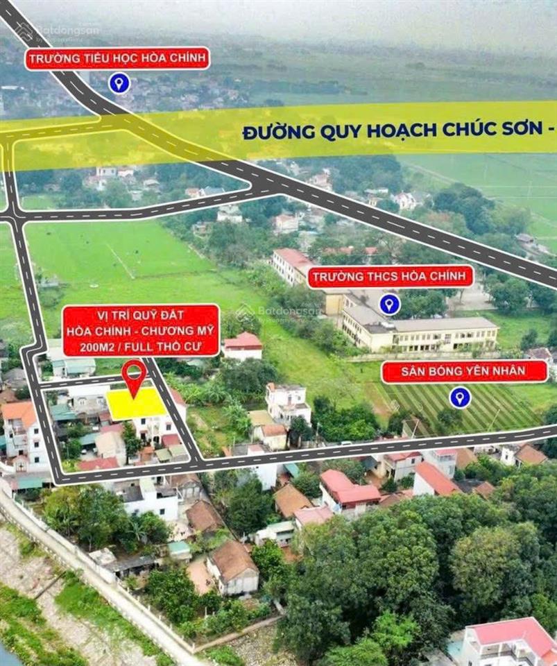Cần bán đất hòa chính, chương mỹ, dt 100m2 full thổ cư, giá nhỉnh 1 tỷ