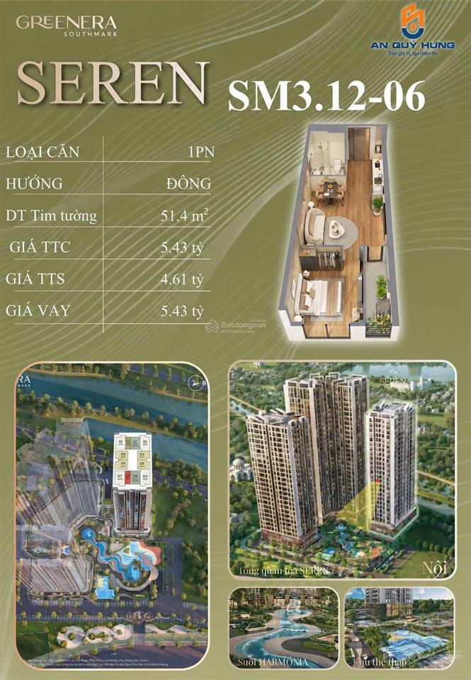 Chính chủ cần bán căn hộ greenera sm3 1206