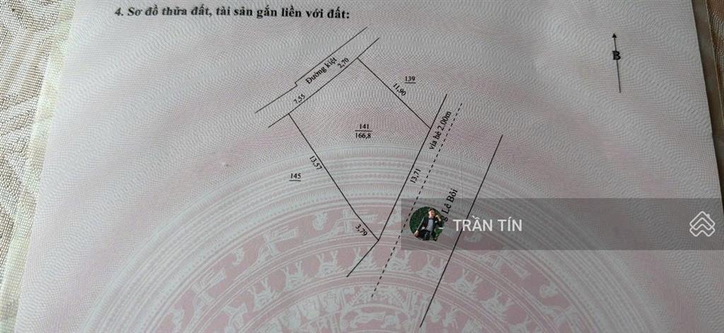Lô đất mặt tiền đường lê bôi, sơn trà, cách biển chỉ 50m