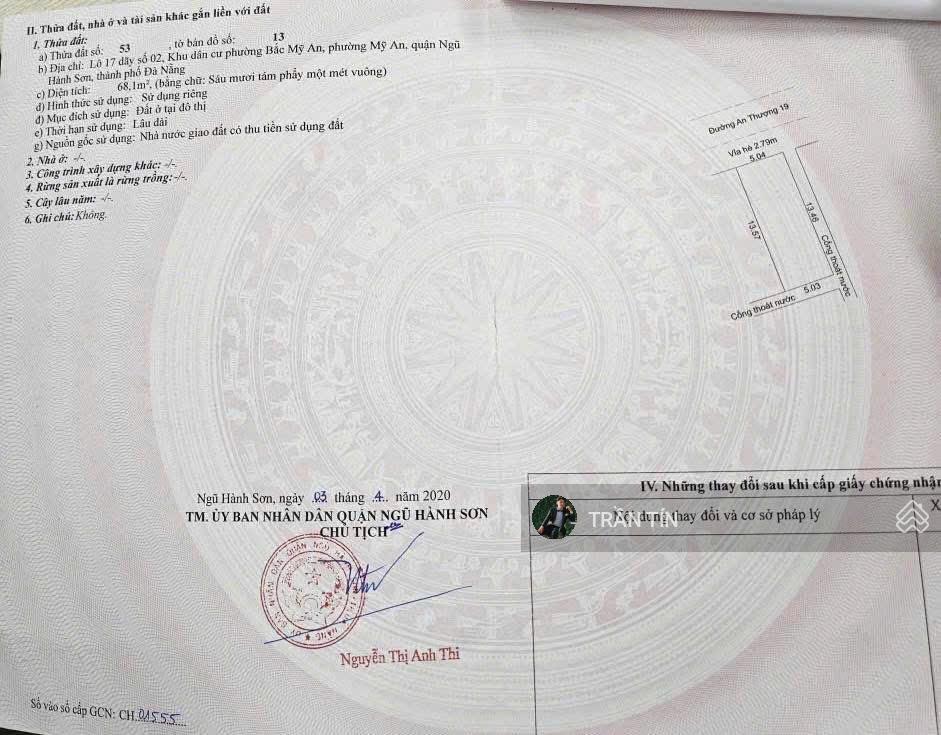 Căn nhà mặt tiền đường an thượng 19, ngay khu phố tây an thượng