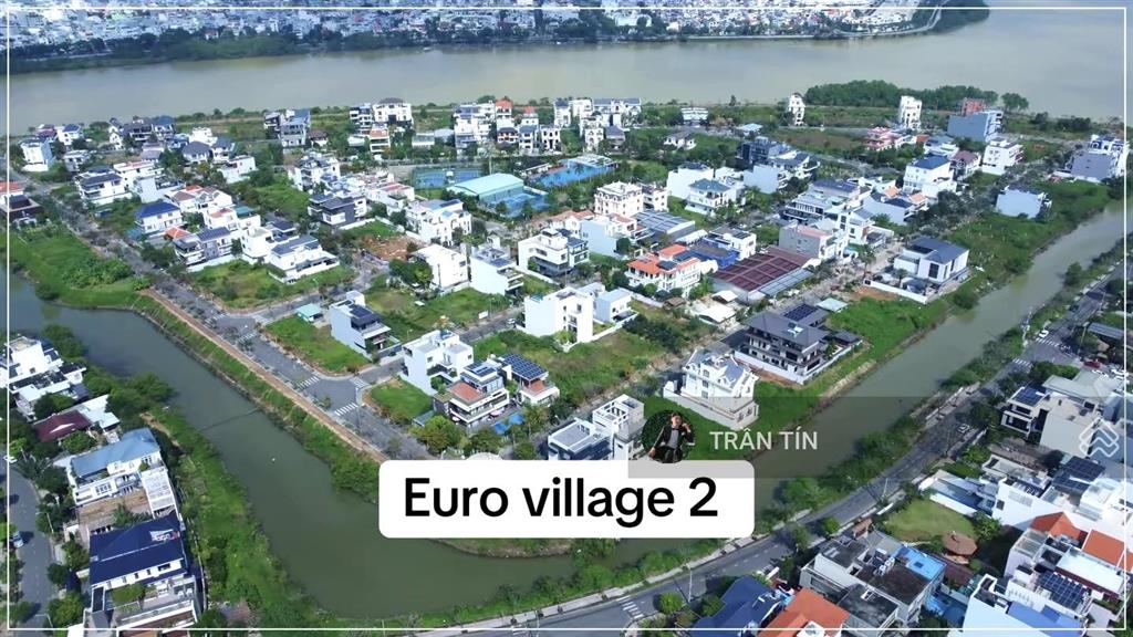 Lô đất biệt thự view sông khu euro 2, đường giáng hương 1