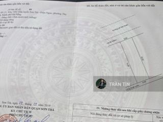 Lô đất mặt tiền đường lê văn huân, song song trục hoàng sa, cách biển 50m