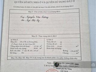 Lô đất mặt tiền đường hoàng diệu, lõi trung tâm thành phố