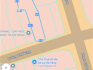 Lô đất mặt tiền đường lương thế vinh, sát cầu rồng, cách biển mỹ khê 500m