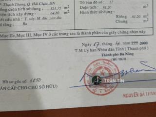 Căn nhà mặt tiền đường lê lai, hải châu, đà nẵng