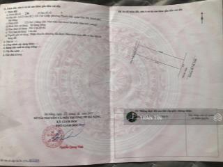 Lô đất mặt tiền đường đỗ thế chấp. diện tích 123.5m2. đường 7m5. cách biển 250m. giá bán 23 tỷ