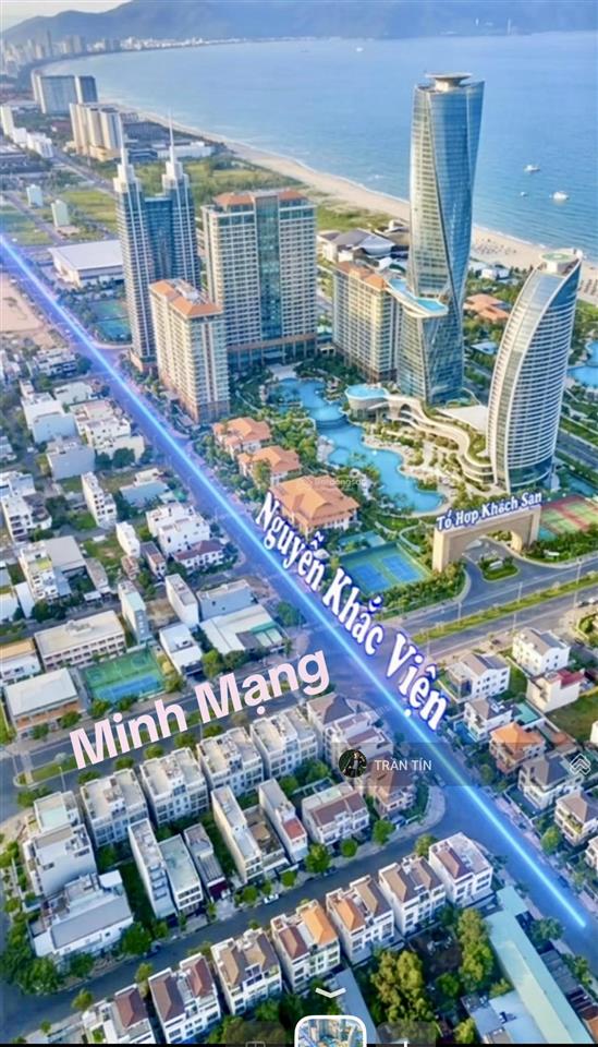 Lô đất góc 2 mặt tiền đường minh mạng & nguyễn khắc viện. diện tích 669m2. giá bán 55 tỷ