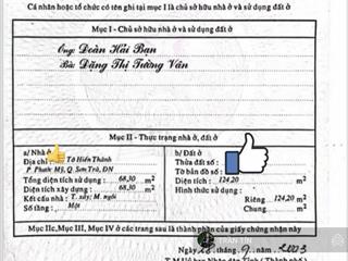 Lô đất mặt tiền đường tô hiến thành. diện tích 125m2. hướng tây nam. đường 5m5. giá bán 20 tỷ