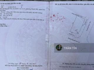 Lô đất góc 2 mặt tiền đường nguyễn đức an & phạm vấn. cách biển 300m. sát 2 toà tháp đôi 25 tầng