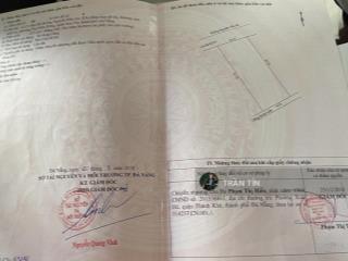 Lô đất mặt tiền đường nguyễn hữu an. sát khách sạn golden bay. cách sông hàn 30m