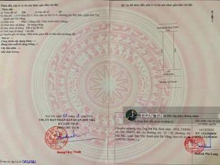 Lô đất mặt tiền đường lê thước. cách biển 400m. diện tích 90m2. giá bán 19 tỷ