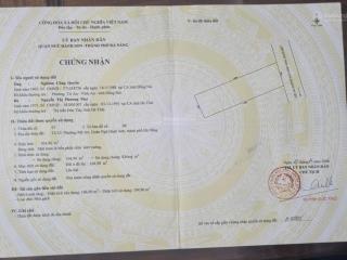 Lô đất kiệt 5m đường đỗ bá. sau lưng nhà mặt tiền.cách đường đỗ bá 20m. cách biển 400m