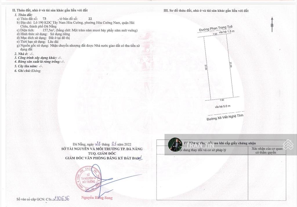 Lô đất 3 mặt tiền đường xô viết nghệ tĩnh & huỳnh tấn phát & phan trọng tuệ