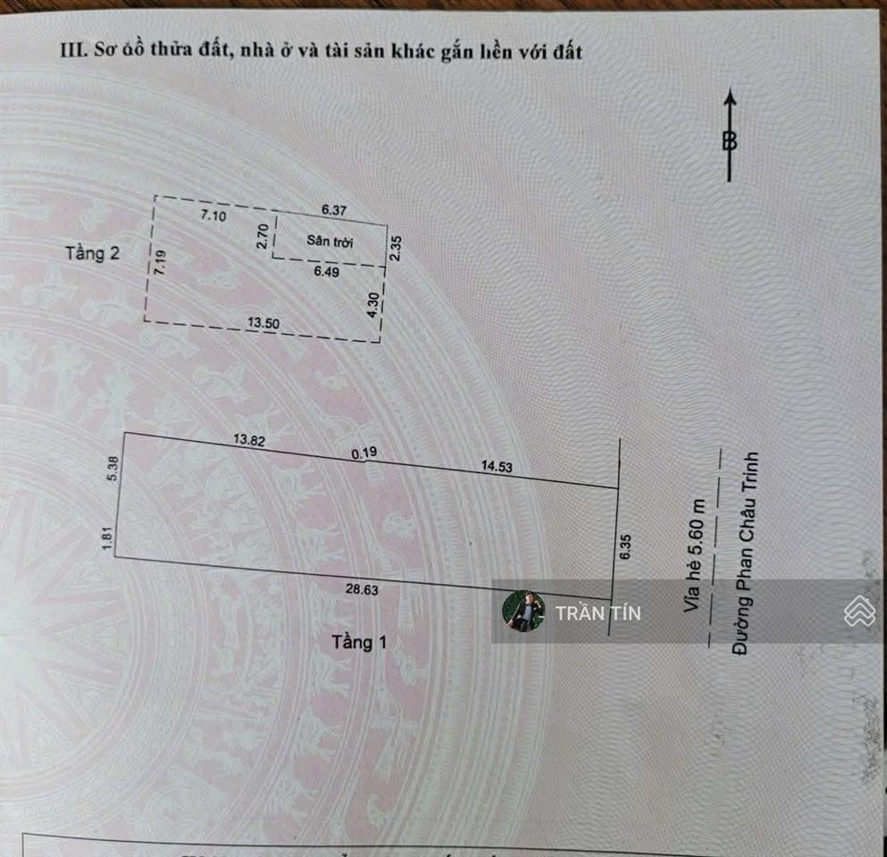 Đất phố phan châu trinh. vị trí đắc địa ngay ngã 5 phan châu trinh & trần quốc toản & hoàng diệu