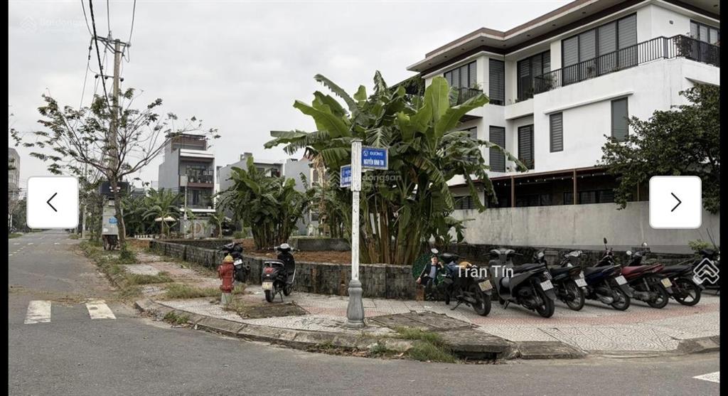 Lô đất hiếm 3 mặt tiền đường nguyễn đình thi & lê hồng sơn & trung lương 9, hoà xuân