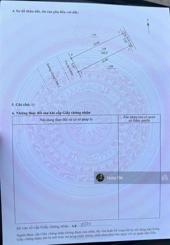 Cặp đất mặt phố giang châu 1. khu đô thị nam việt á. cách sông hàn 100m