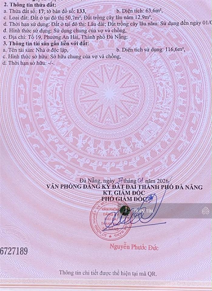 Căn nhà phố lâm hoành. xây mới 100%. trung tâm du lịch biển mỹ khê. cách biển chỉ 50m