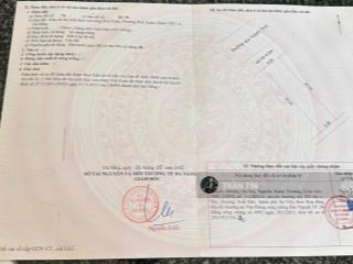 Lô đất mặt tiền đường thanh lương 22. khu đô thị hoà xuân.