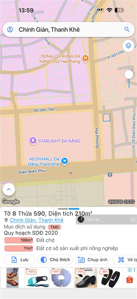 Toà nhà góc 3 mặt tiền đường hải phòng. vị trí đắc địa đối diện trung tâm thương mại aeon mall