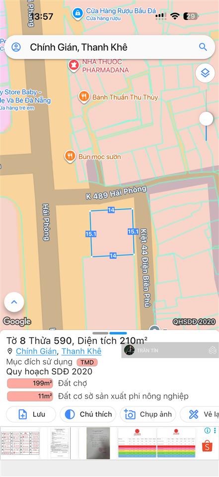 Toà nhà góc 3 mặt tiền đường hải phòng. vị trí đắc địa đối diện trung tâm thương mại aeon mall