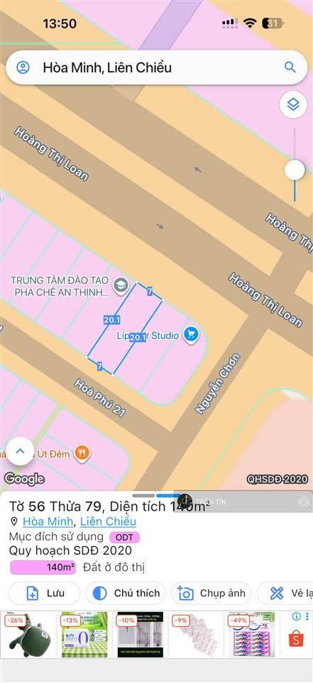 Shophouse 2 mặt tiền đường hoàng thị loan & hoà phú 21.