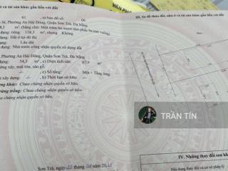Lô đất mặt tiền đường an trung đông 7. sát võ văn kiệt. cách biển mỹ khê 500m