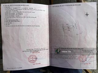 Lô đất mặt tiền số 10 bàu năng 5. phường hoà minh. đà nẵng.
