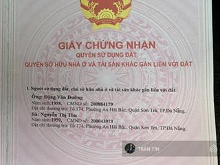 Lô đất phố phó đức chính sát trục chính vương thừa vũ. cách biển 500m