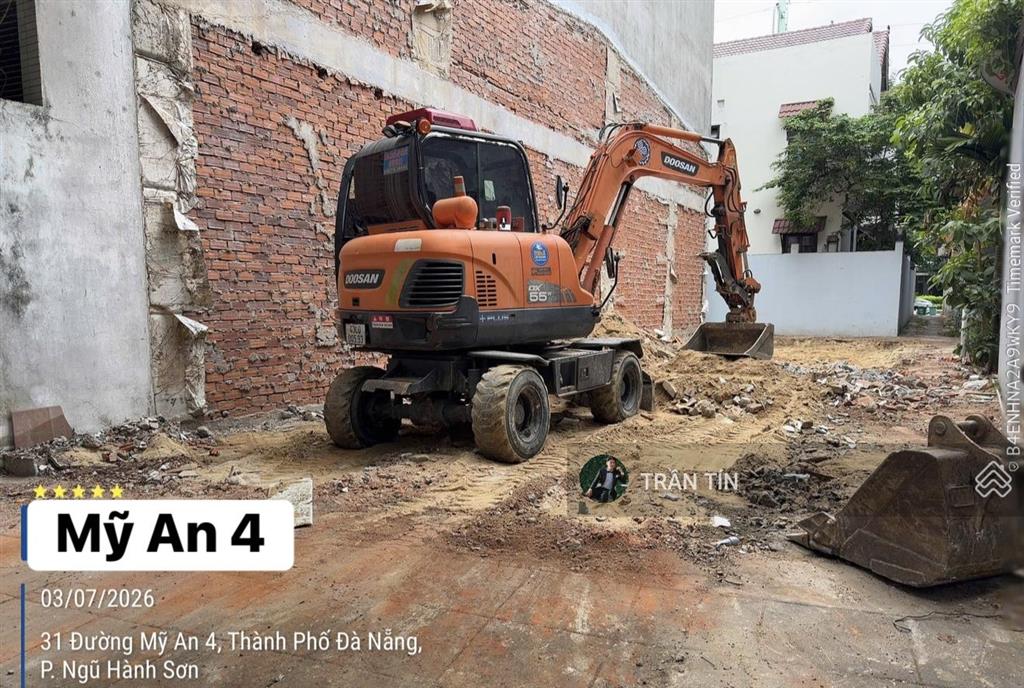 Lô đất mặt tiền đường mỹ an 4. vị trí đẹp, sát công viên mỹ an. cách sông hàn 100m