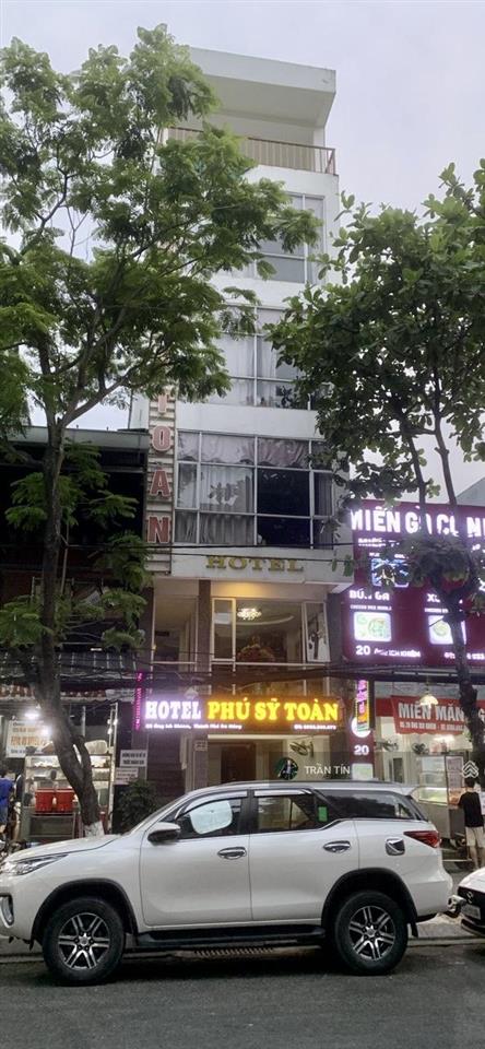 Khách sạn 5 tầng mặt tiền đường ông ích khiêm. công năng 19 phòng. doanh thu ~ 150 triệu/tháng