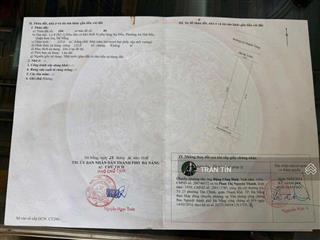 Lô đất mặt tiền đường lý thánh tông. vị trí song song phạm văn đồng. cách biển 500m