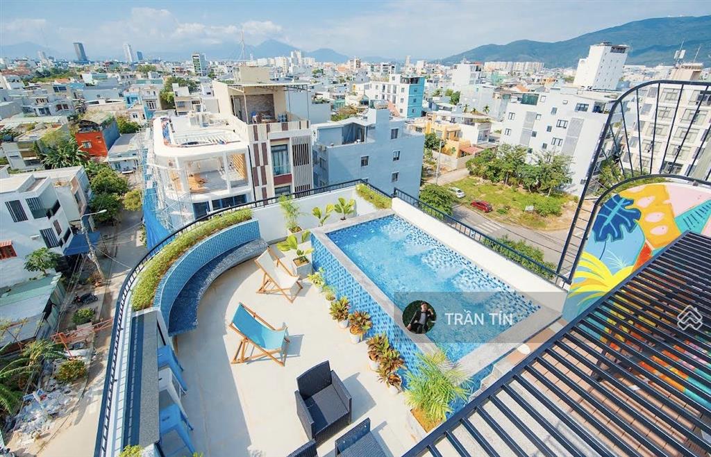 Tòa khách sạn góc 2 mặt tiền đường nguyễn đình & phước trường 17. cách biển 400m