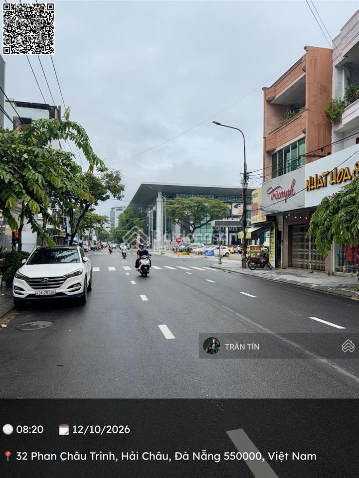 Lô đất mặt tiền đường phan châu trinh. vị trí sát cạnh nhà hát trưng vương.