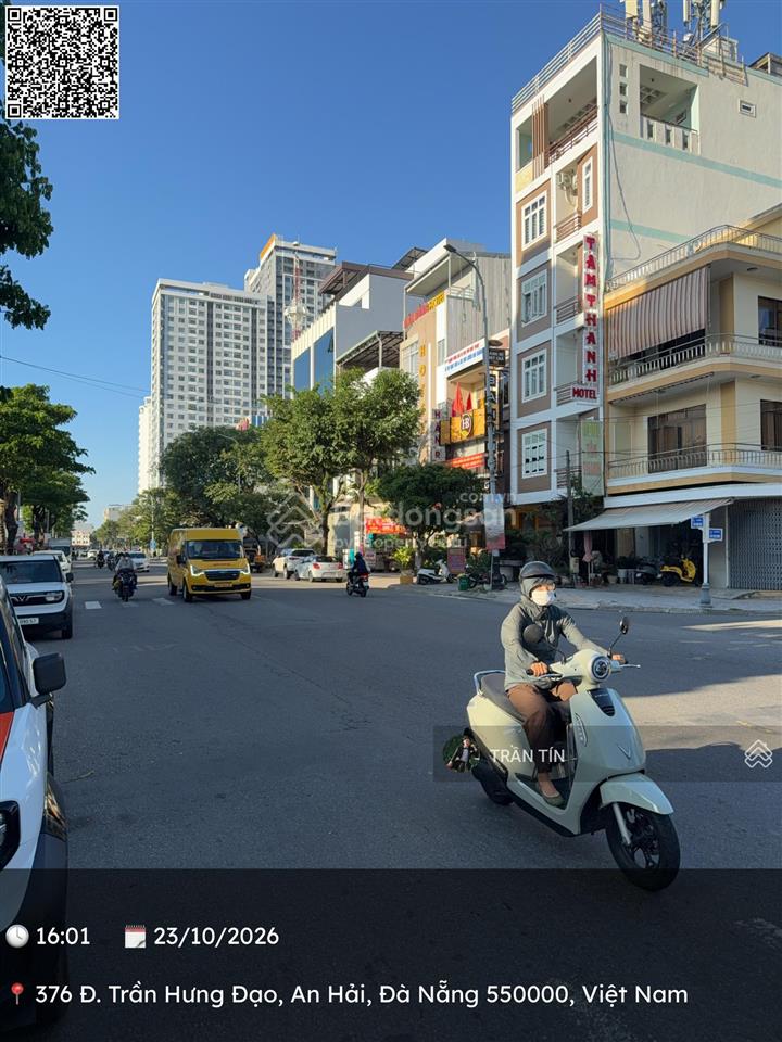 Lô đất mặt tiền đường trần hưng đạo đối diện khu biệt thự euro village. view sông hàn