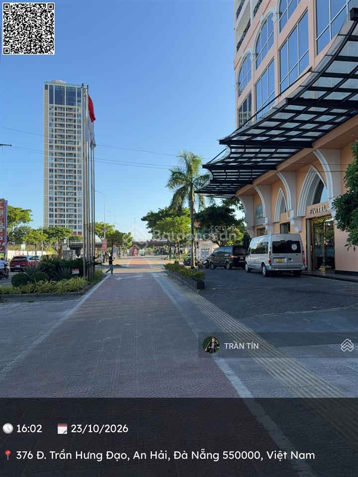 Lô đất mặt tiền đường trần hưng đạo đối diện khu biệt thự euro village. view sông hàn