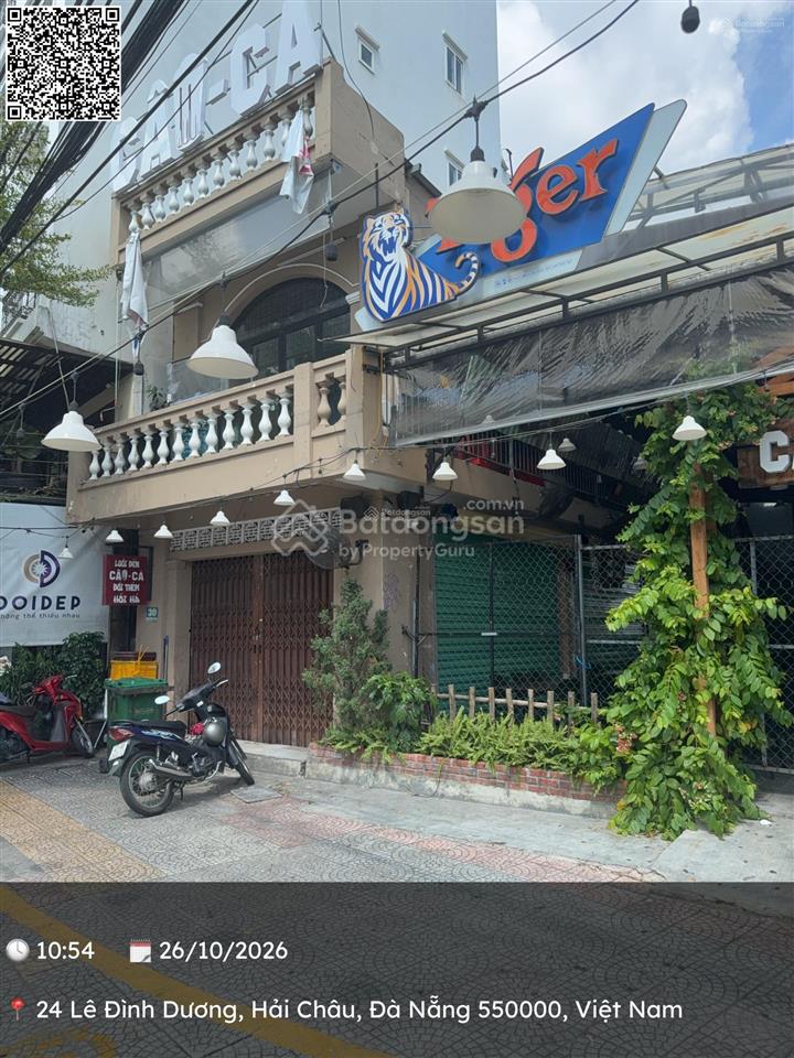 Lô đất mặt tiền đường lê đình dương. đối diện cafe katinat. cách cầu rồng 100m