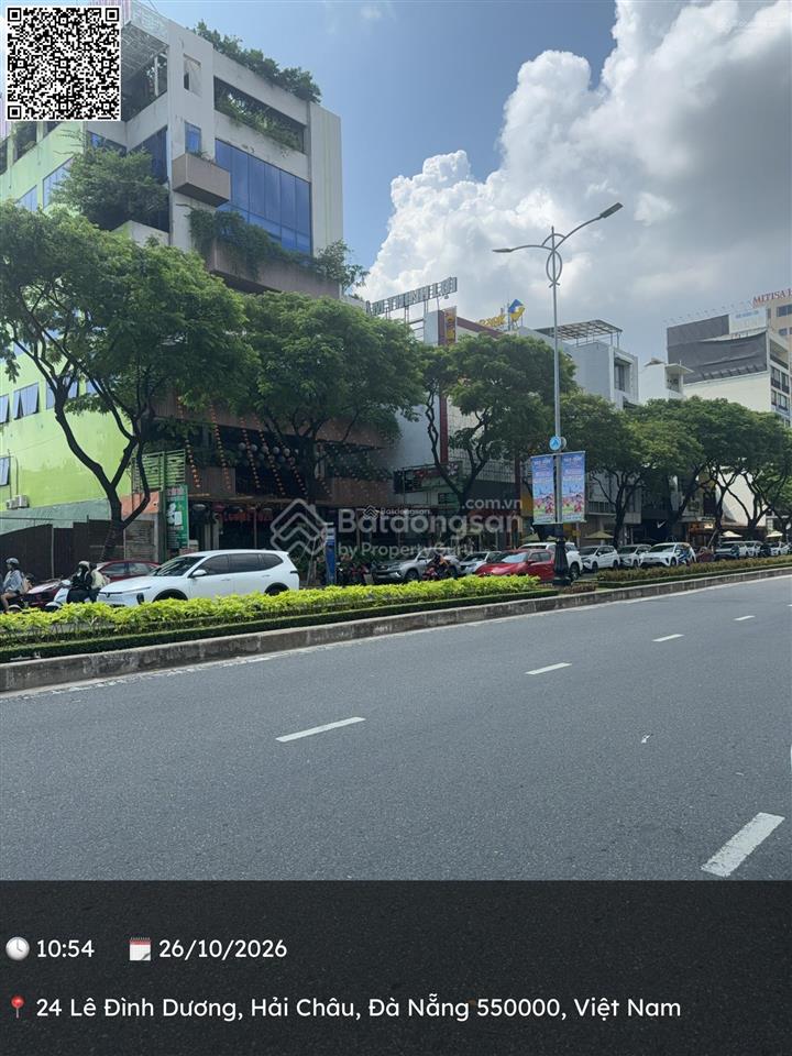 Lô đất mặt tiền đường lê đình dương. đối diện cafe katinat. cách cầu rồng 100m