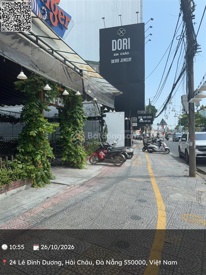 Lô đất mặt tiền đường lê đình dương. đối diện cafe katinat. cách cầu rồng 100m