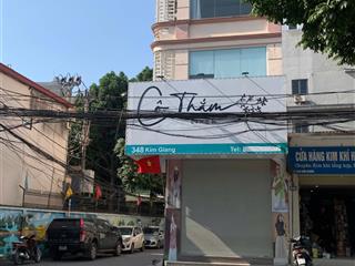 Cho thuê nhà mặt phố kim giang, căn góc 2 mặt thoáng dt 50m2, 4 tầng, mt 4m, giá thuê 18 triệu/th