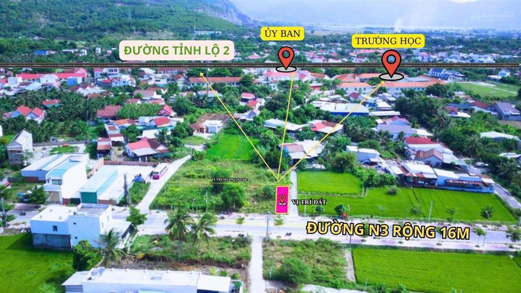 Bán lô đất mặt tiền đường nhựa 16m diên lạc, diên khánh