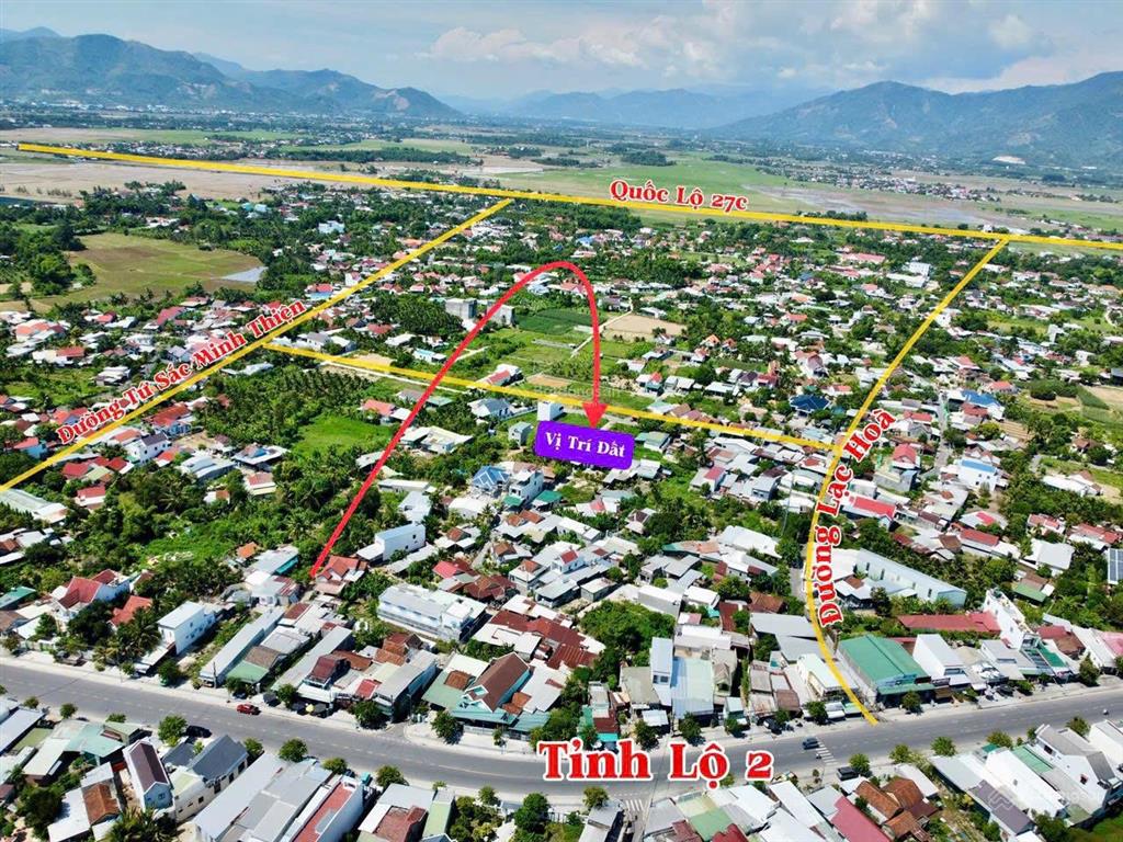 Bán lô góc 2 mặt tiền đường nhựa diên lạc giá tốt