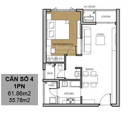 Bán 1pn vista verde  tháp orchid  6.95 tỷ bao phí