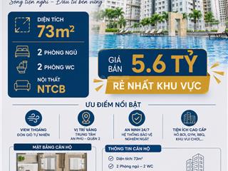 (giá thật) chỉ 5.5 tỷ  bán nhanh 2pn full tại lexington quận 2