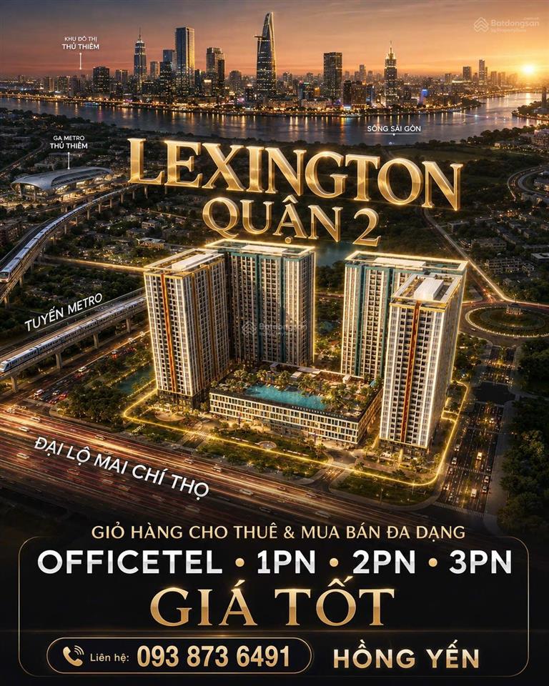 Chỉ 15 triệu  2pn 73m2  full nt  lexington q2