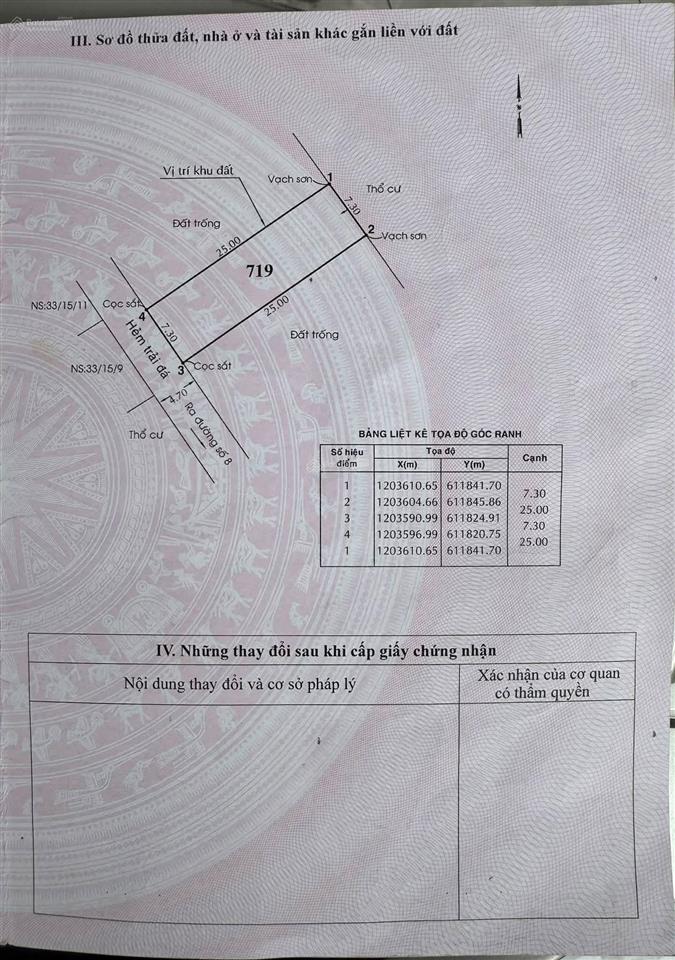 Lô đất siêu đẹp, ngang khủng 7,3m, 182,5m2, xây biệt thự, chdv. ngay đhqg tp. hcm giá tốt