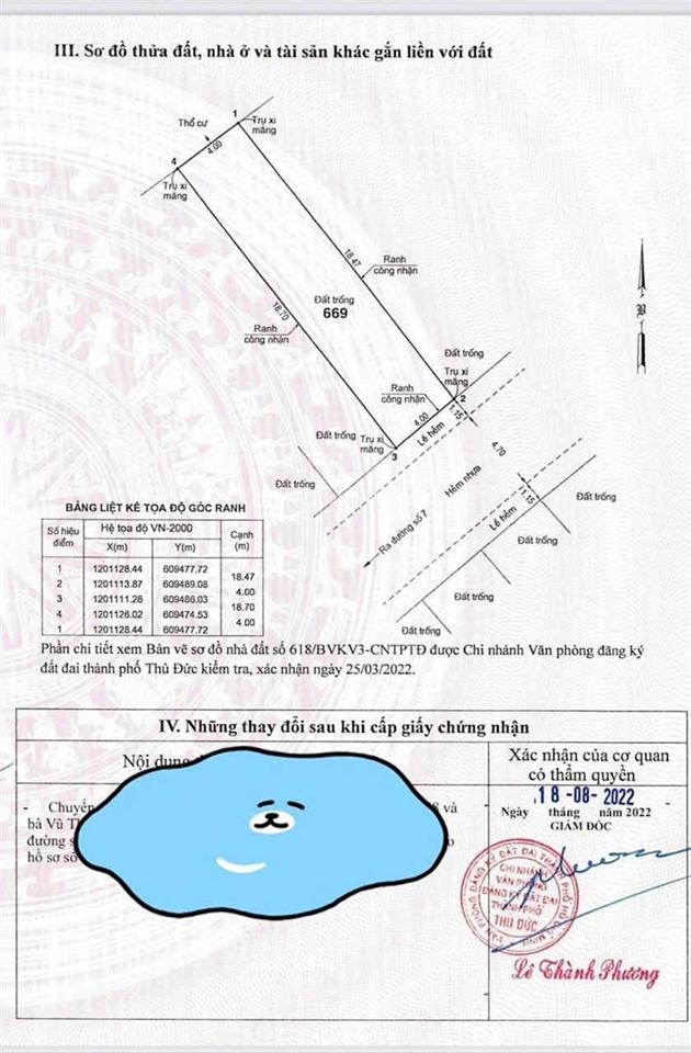 Đất phân lô linh tây cũ 74m2 đường 5m có vỉa hè giảm giá còn 6,5 tỷ