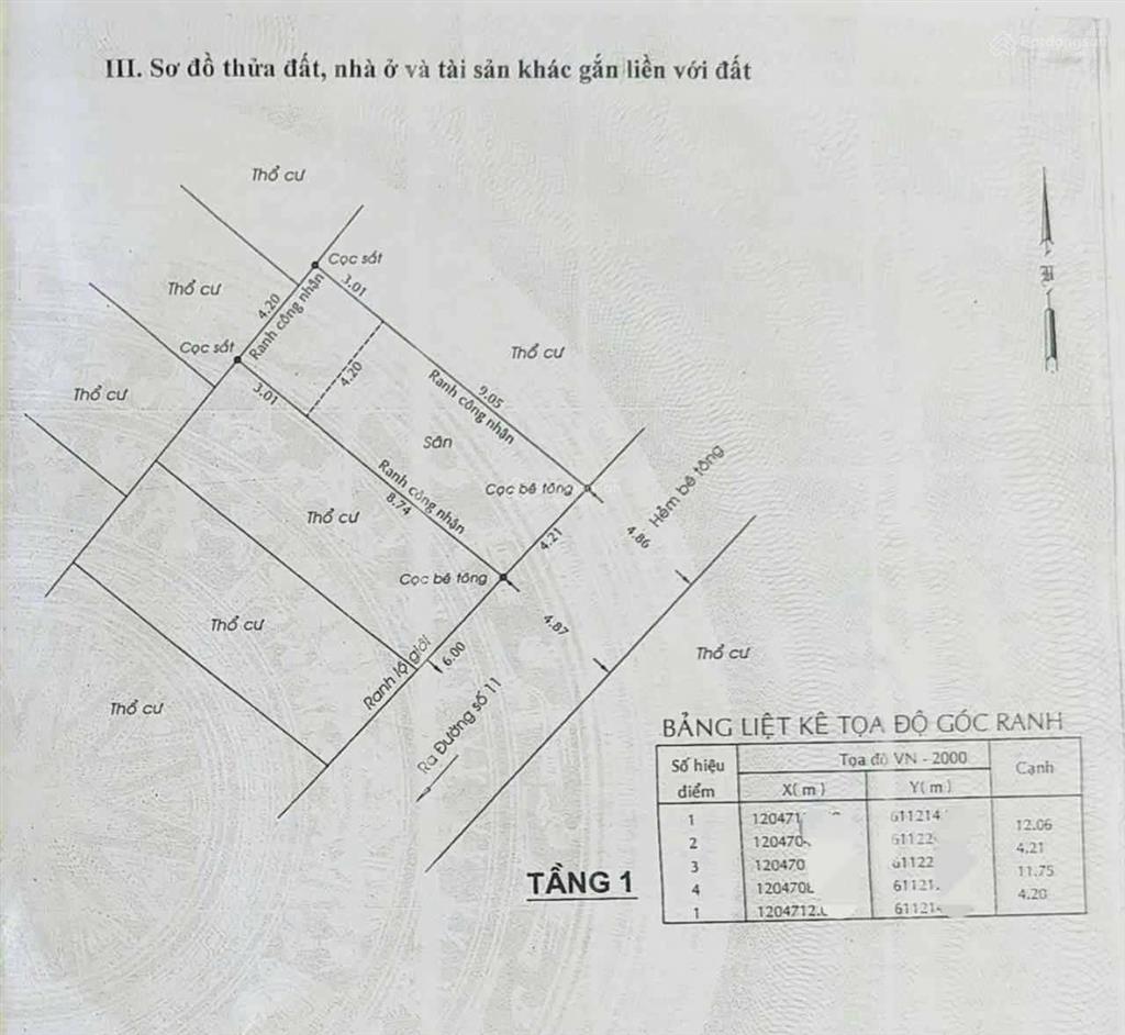 Nhà 3 tầng linh xuân 4 phòng ngủ đường xe hơi giá 5tỷ tl