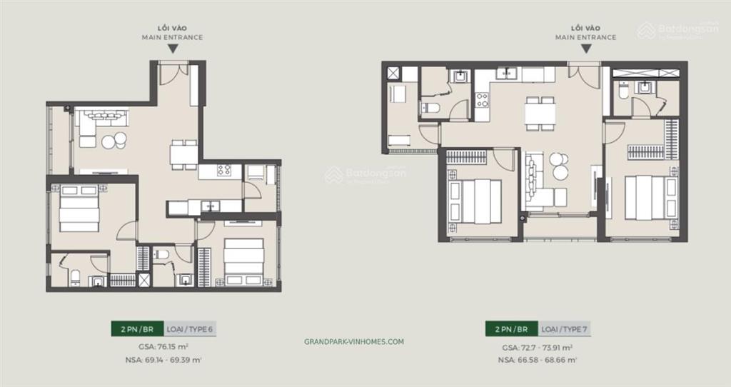 Độc quyền 2pn2wc  75m² gía 4,679tỷ  ký cđt, nhà nhận có dòng tiền ngay tại khu resort masteri q9